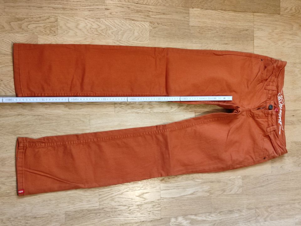 damen stoffhose hose von edc by esprit in orange größe 36 nie get in Gochsheim