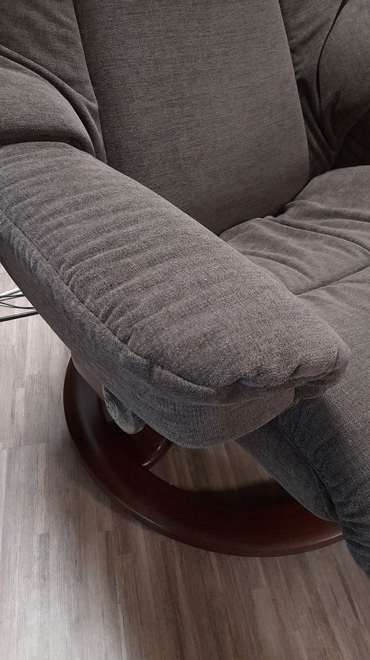 Stressless Sessel inkl. Hocker Reno S Dahlia Brown Classic Brown in Kaiserslautern