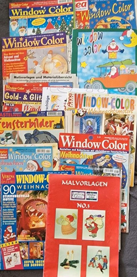 92 Stück  Window Color Hefte, malen, Fensterbilder, Hobby alle Ja in Bad Rappenau