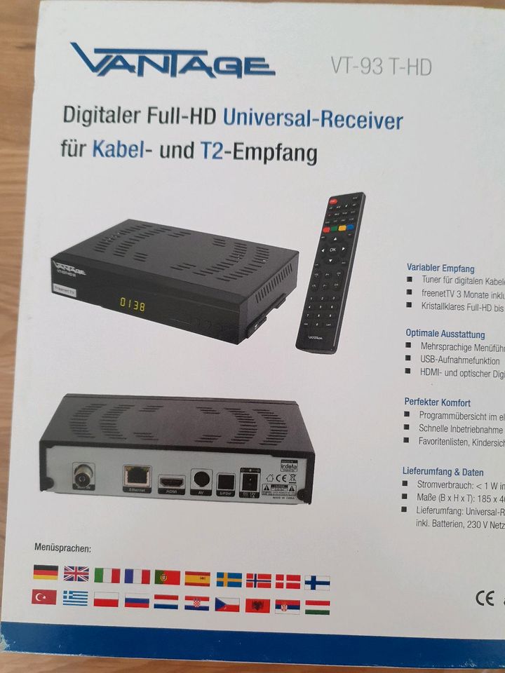 Vantage VT-93 T-HD Universal Receiver in Berlin