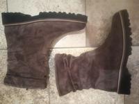 Neu Gabor Stiefel Schuh Braun Leder Boho Design Business Ibiza Bayern - Gilching Vorschau