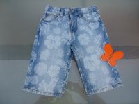 Coole Jungen Jeans Shorts mit Blumen von Yigga Gr.140 wie NEU Nordrhein-Westfalen - Hiddenhausen Vorschau