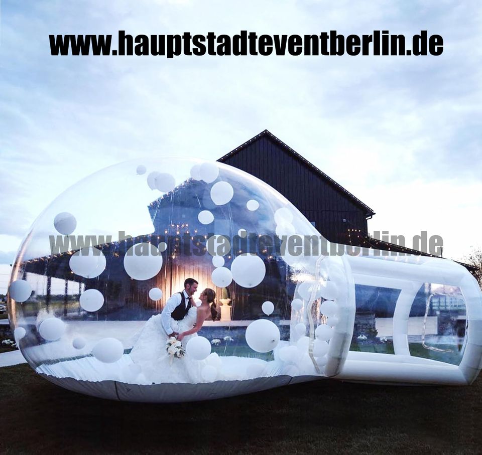 Hüpfburg Bubblehouse für Kindergeburtstag Hochzeit Ferien mieten in Berlin