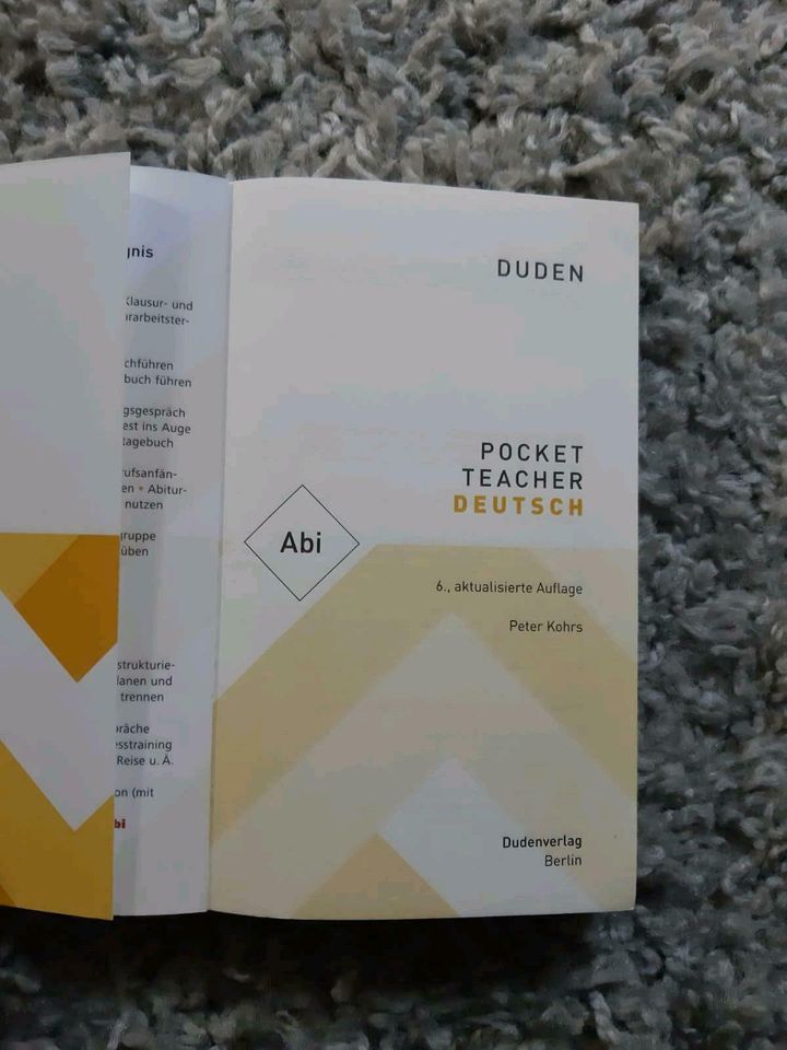 Duden - Pocket Teacher Deutsch - Abi - ISBN: 9783411872046 in Moselkern