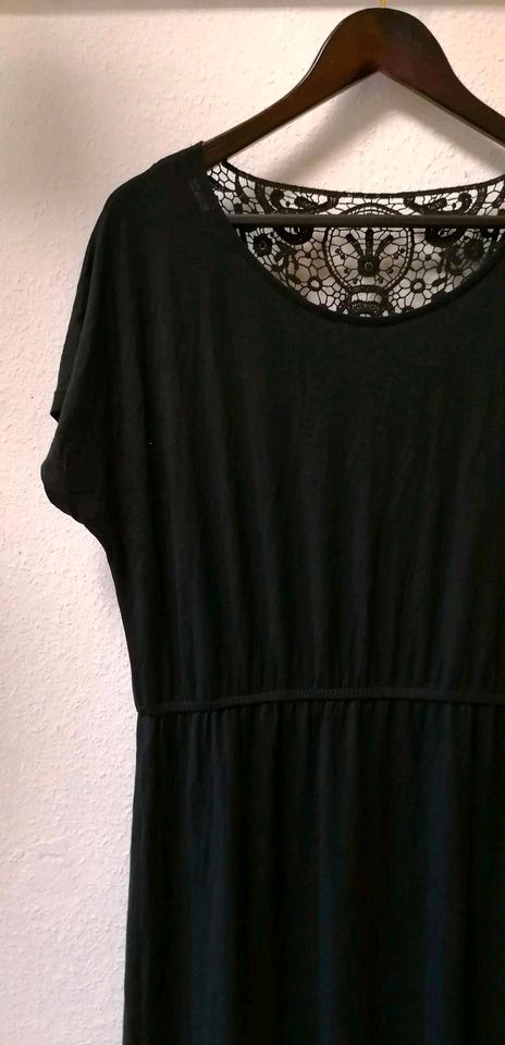 Kleid t-shirt Dresses Yessica C&A M 38 40 schwarz Spitze Schlitz in Hamm