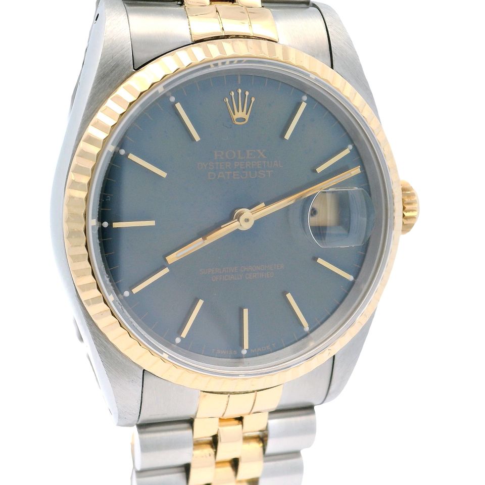 Rolex Datejust 36mm Blaues Zifferblatt Stahl / Gold Ref. 16233 in Hannover