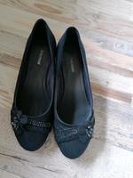 Pumps mit Plateausohle Graceland samt blau Gr. 37 Niedersachsen - Langelsheim Vorschau