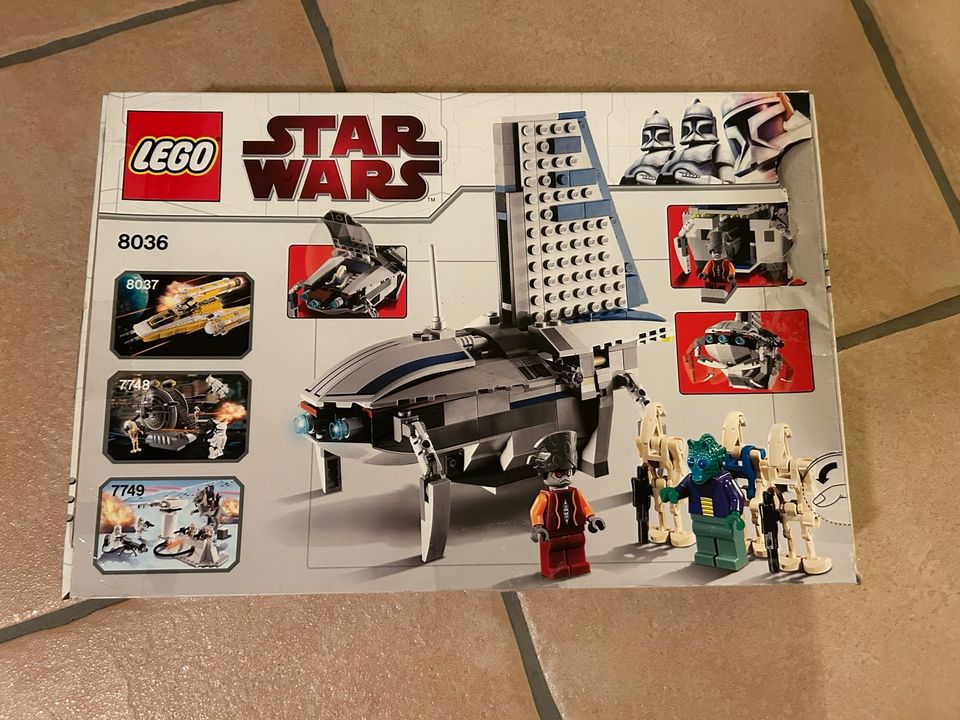 LEGO Star Wars 8036 Separatists Shuttle komplett, Anleitung + OVP in Taunusstein