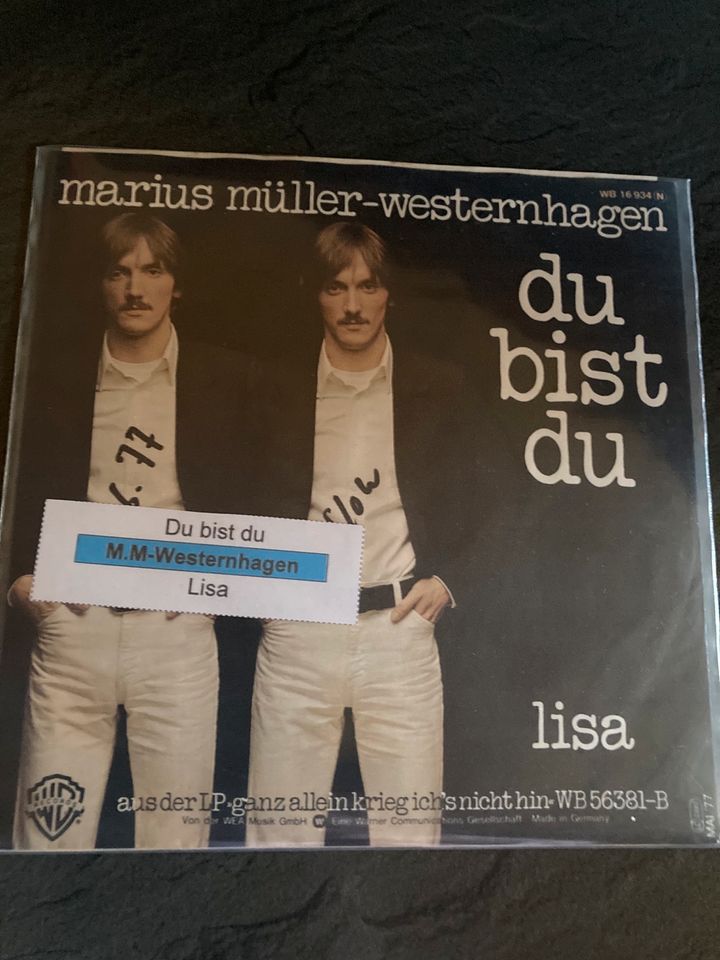 Marius Müller Westernhagen 5 Vinyl Singles 7 in Oberahr