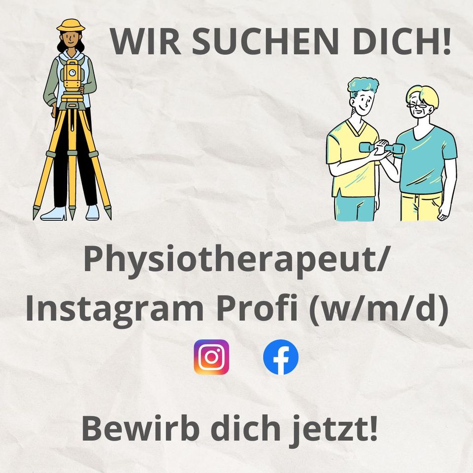 Physiotherapeut/Content Creator (w, m, d) gesucht in Bad Arolsen