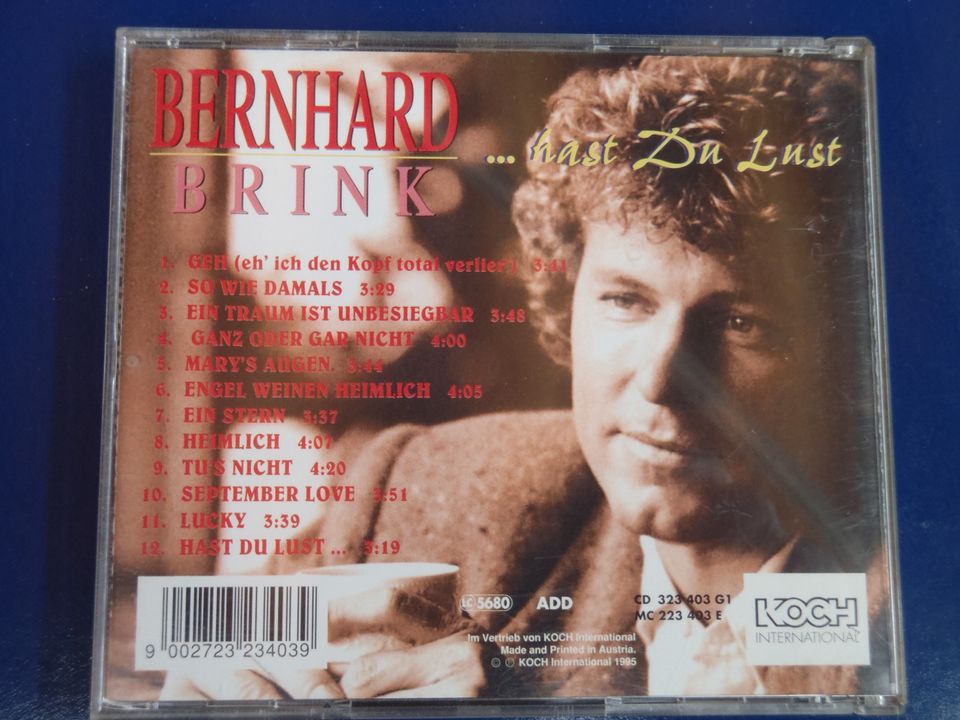 cd bernhard brink  hast du lust   gebr. in Moormerland