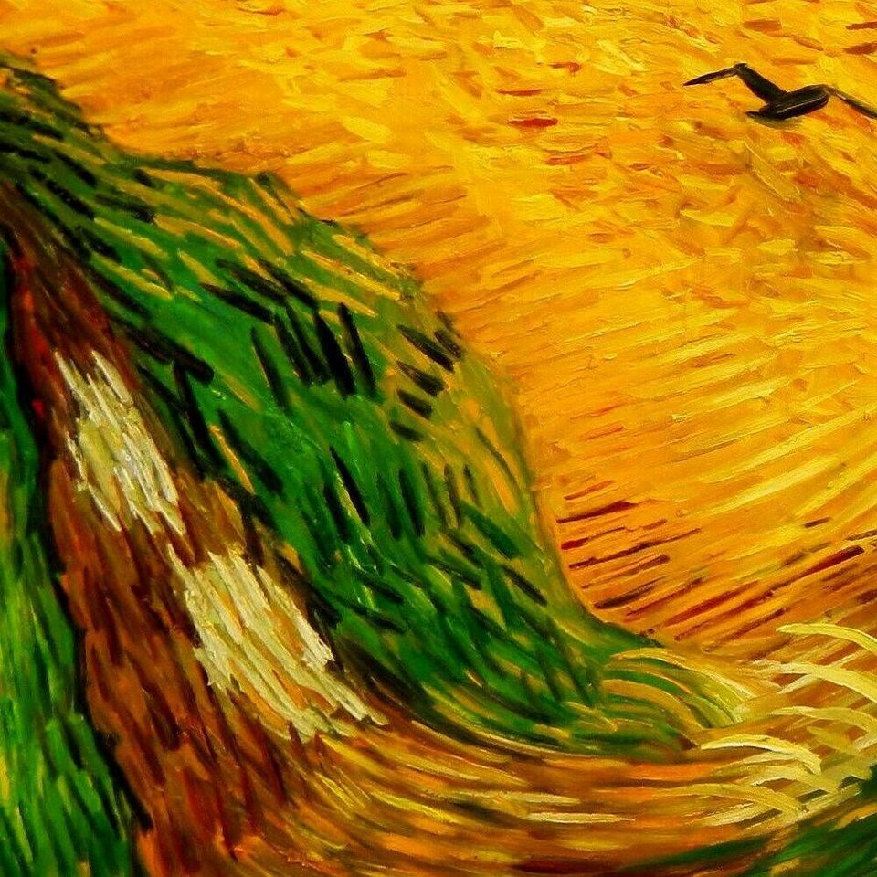 Vincent van Gogh - Kornfeld mit Krähen p96273 120x180cm Ölgemälde in Berlin