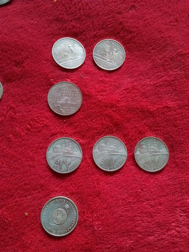70 X 10 Euro Gedenkmünzen in Werl