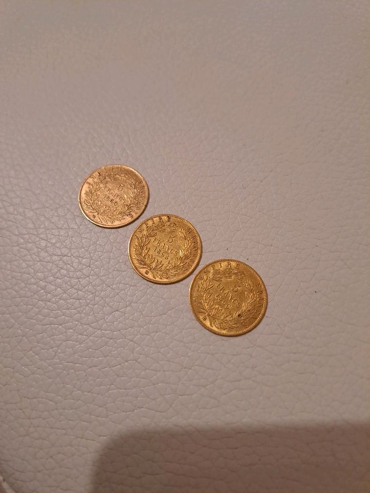 Goldmünze 5 Francs Alles 3 NUR 500€ in Wickede (Ruhr)