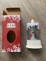 LED Weihnachtskerze / Wasserbefüllte Pailletten Windlampe Rostock - Lichtenhagen Vorschau