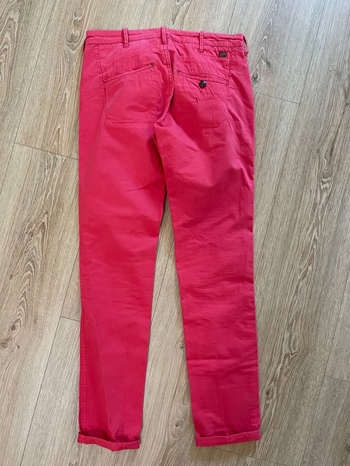 G-STAR Tapered Chino Hose Damen coral 27/32 in Halle