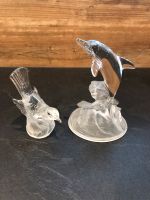 Glasfigur Delphin und Vogel und Briefbeschwerer Saarland - Überherrn Vorschau