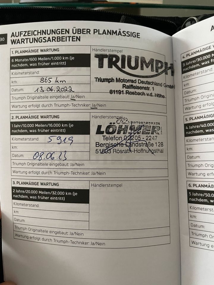 Triumph Tiger 1200 Rally Pro in Schiffweiler