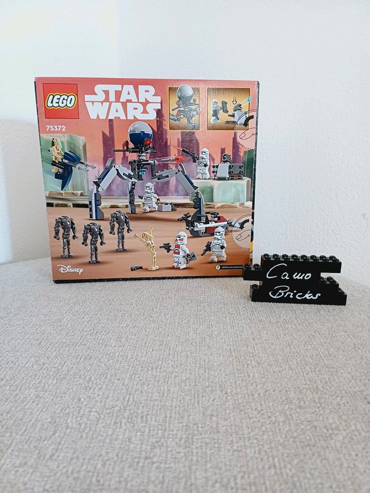 Lego Star Wars 75372 Clone Trooper Battle Droid Battle Pack NEU in Ensdorf