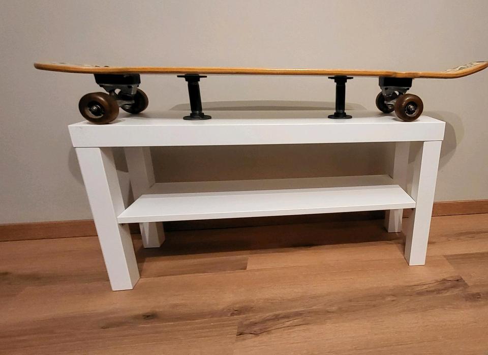 Skateboard Upcycling Bank Ikea Lack Hacks  DIY  Unikat Temperguss in Hamburg