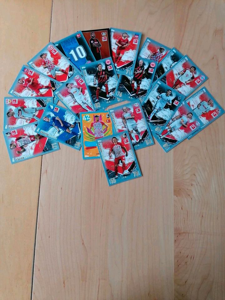 Match Attax 23/24 Sets mit je 20 unterschiedlichen Karten in Künzelsau