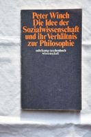 Winch; Die Idee der Sozialwissenschaft und ihr Verhältnis zur Phi Sachsen - Brandis Vorschau