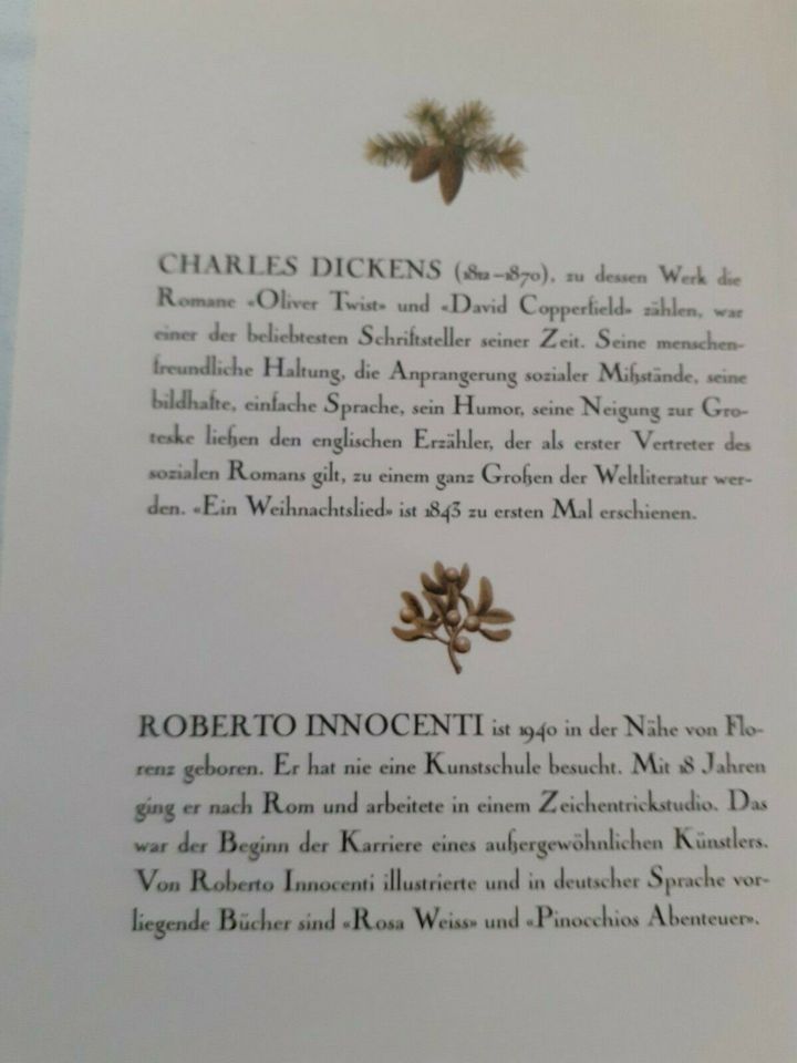 Charles Dickens Ein Weihnachtslied Luxus Ausgabe im Großformat in Schorndorf