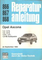 OPEL ASCONA Reparaturanleitung (ab September 1982) Thüringen - Eisenach Vorschau