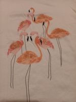 Shirt mit Flamingos, Gr. 38, mit Glitzereffekt, 3/4 Arm Sachsen - Neustadt Vorschau