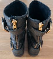 Stiefeletten Stiefel Boots Hallhuber Leder schwarz mit Schnallen Hannover - Kirchrode-Bemerode-Wülferode Vorschau