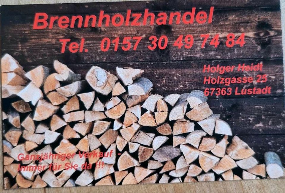 ANGEBOT!!! Brennholz/Kaminholz Buche 2,5 Srm in Lustadt