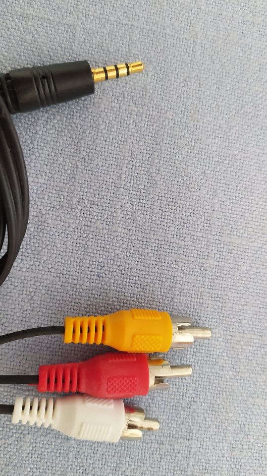 MINI HDMI2AV Adapter/Converter HDMI mit 2x verschiedene Kabel in Geretsried