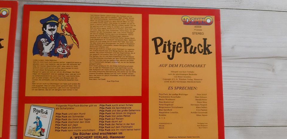 Pitje Puck Schallplatten Sammlung Vinyl von Domino Hörspiel Kind in Wolfenbüttel