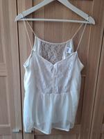 Vero Moda Shirt Top Tunika Spitze Weiß L 40 kaum getragen Schleswig-Holstein - Pronstorf Vorschau