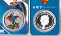 5 Dollar Samoa, Superman 1 Unze Silber (999) im Blister Nordrhein-Westfalen - Kamp-Lintfort Vorschau