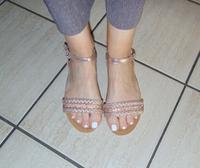 goldene Sandalen Gr. 37 Nordrhein-Westfalen - Dorsten Vorschau