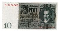 10 Reichsmark Banknoten DEUTSCHES REICH 1929 UNC RAR Hessen - Niedernhausen Vorschau