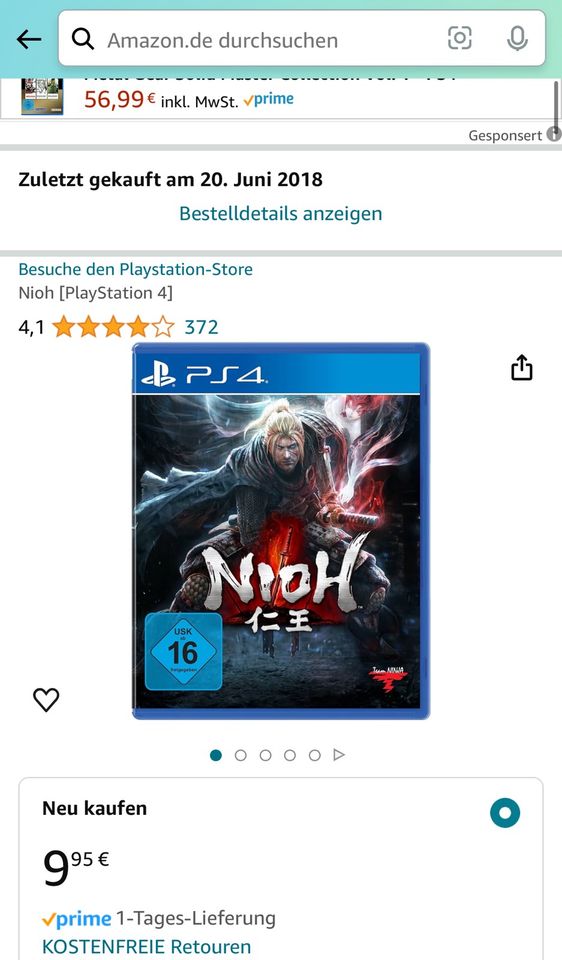 Nioh PS4 Teil 1 in Kropp