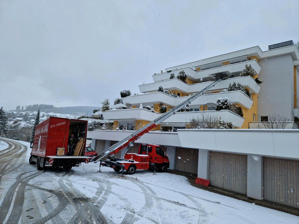 Möbellift Aussenaufzug bis zu 27 m in Freiburg im Breisgau