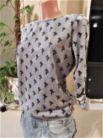 ★ Tom Tailor ★ Sweater 3/4 Pullover S 36 grau Vögel Raffärmel Niedersachsen - Adendorf Vorschau