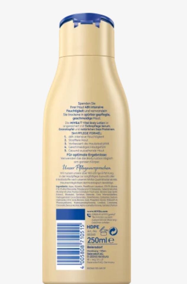 Kosmetikprodukte Nivea + Dove Bodylotion CV Hydro Creme NEU in Mengkofen