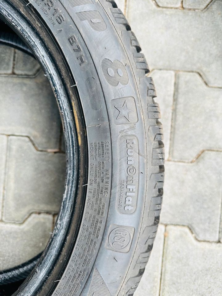 4 Stk. 195/55 R16 87H RunFlat Goodyear Ultragrip 8 in Linsengericht