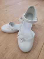 Ballerina weiß 32 Kommunion weiße Blumen Schuhe feine Creme Grace Bayern - Miltach Vorschau