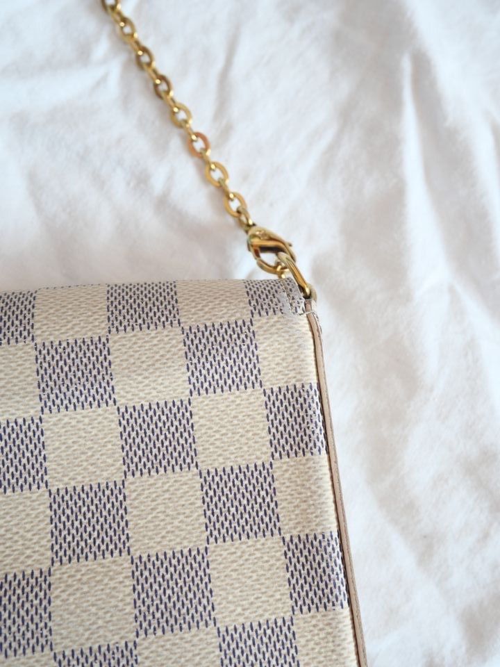 Louis Vuitton, Felicie Pochette Damier Azur Monogramm Tasche in München