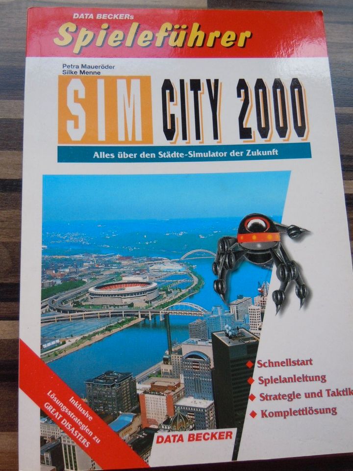 SIM CITY 2000 Spieleführer Data Becker in Eitorf
