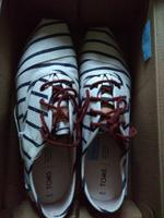 TOMS Canvas Sneaker beige blau Streifen NEU Gr. 12/ 43,5 29cm Hamburg-Mitte - Hamburg Neustadt Vorschau