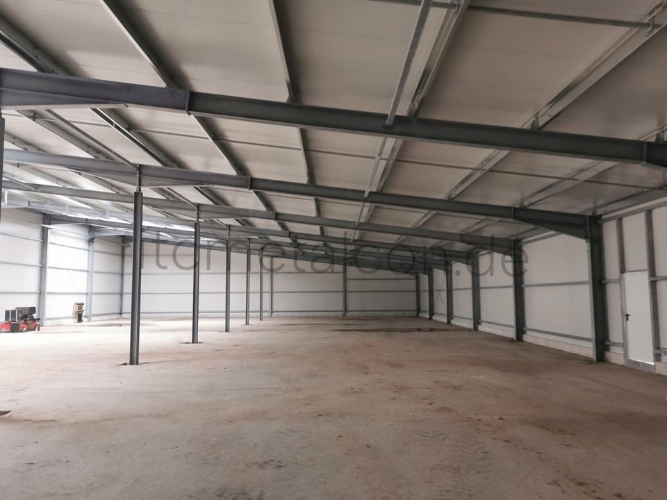 8x20x5,0m Stahlhalle Konstruktion - Industriehalle Lagerhalle PV in Erfurt