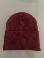 H&M Feinstrick Mütze Beanie weinrot burgund Gr. One Size München - Schwabing-West Vorschau