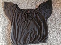 lockeres H&M Shirt / Bluse, kurzarm, schwarz, transparent, Gr. S Baden-Württemberg - Mudau Vorschau