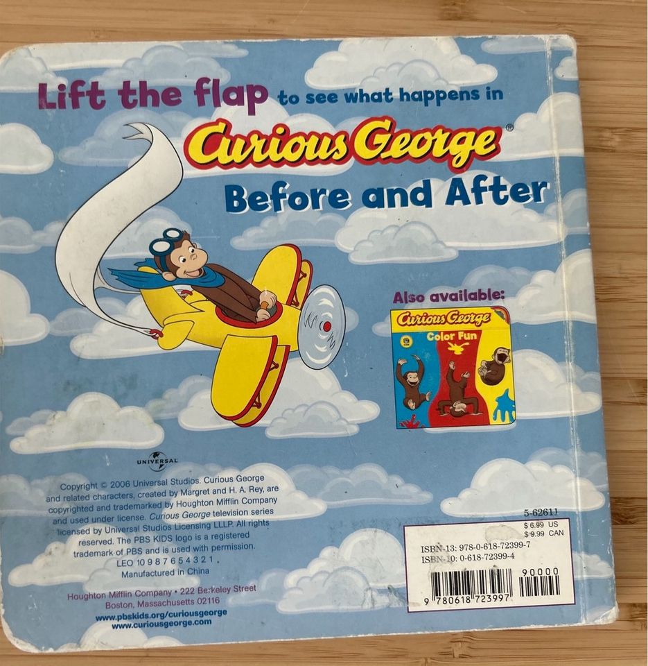 Kinderbuch- Curious George Before and After in Düsseldorf